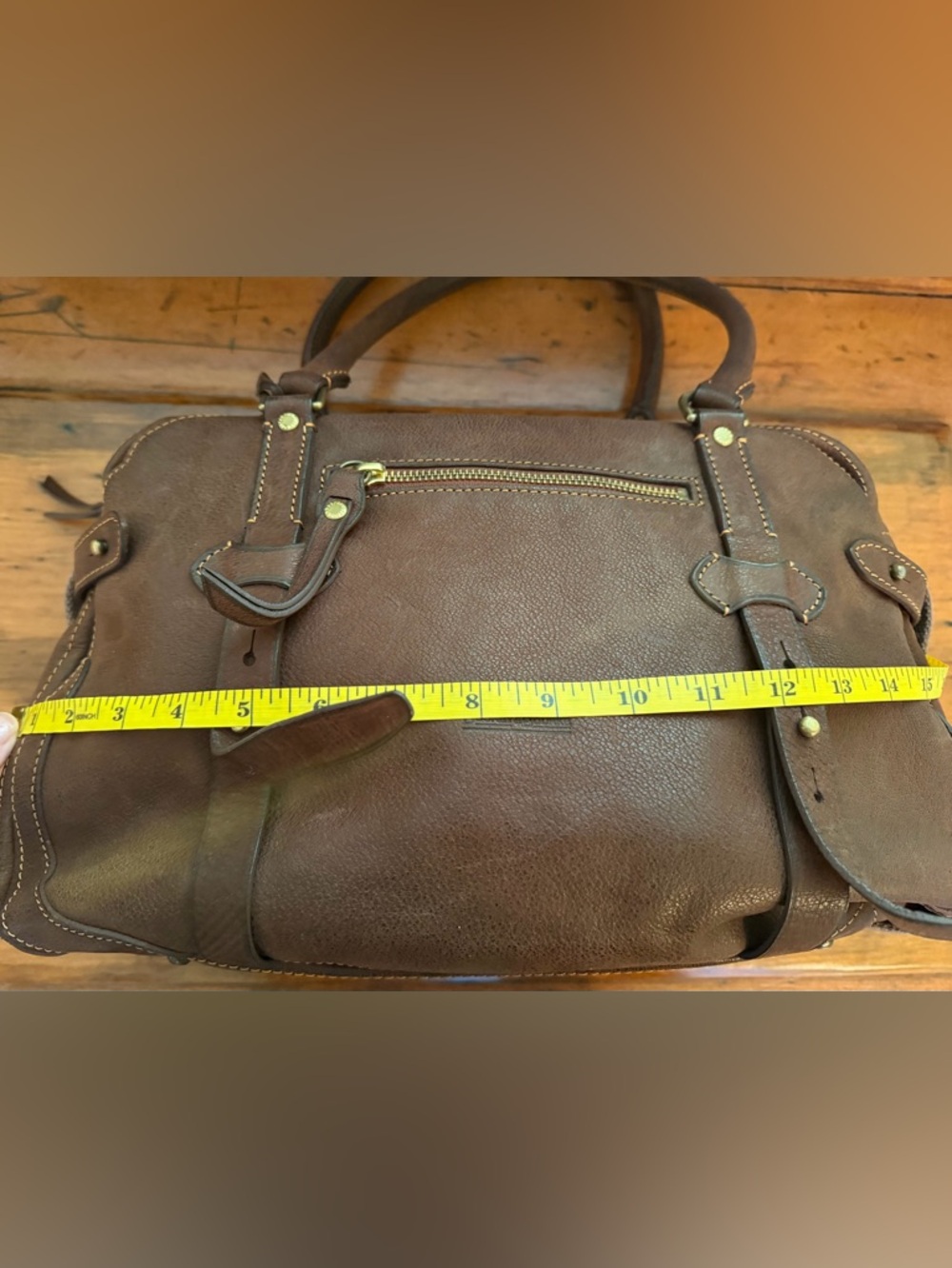 Dooney & Bourke Alto MBL07 The Kelli bag in Cognac. - Picture 14 of 15